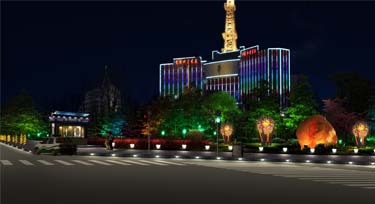 LED數(shù)碼管廠家教你如何打造“山水洲城”的特色夜景。