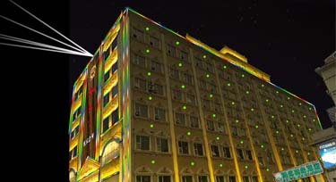 娛樂場(chǎng)所亮化 50*37 LED護(hù)欄管輕松搞定！