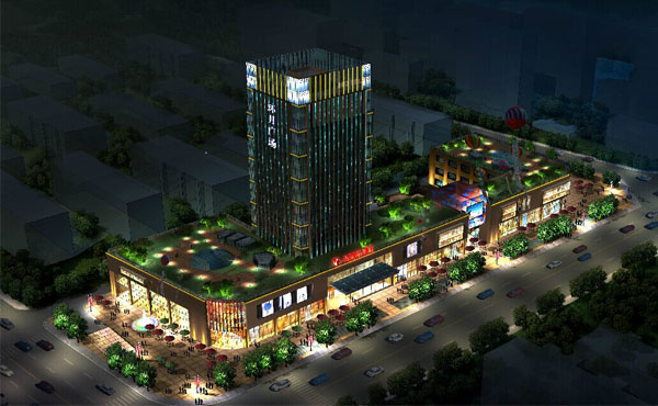 啥？立體大電視？那是線條燈做成的戶(hù)外屏幕喲~