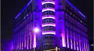 區(qū)域亮化提升，光臣照明大功率RGBW外控洗墻燈效果獲贊