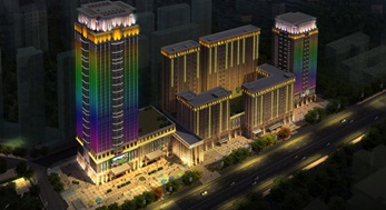 led工程線條燈，讓星級酒店外表富麗堂皇繽紛多彩