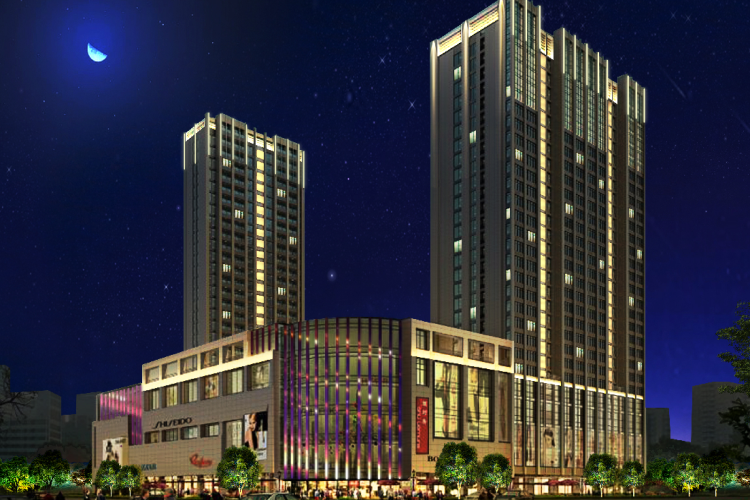 新天地樓體亮化效果 新天地樓體亮化效果